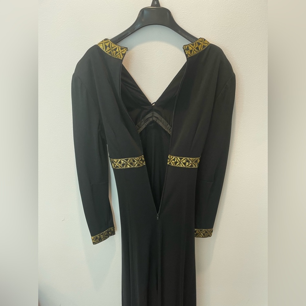 “PALM ROYALE” Vintage Gown 👸 Custom Made  in Palm Beach Circa 1970’s - Picture 9 of 9